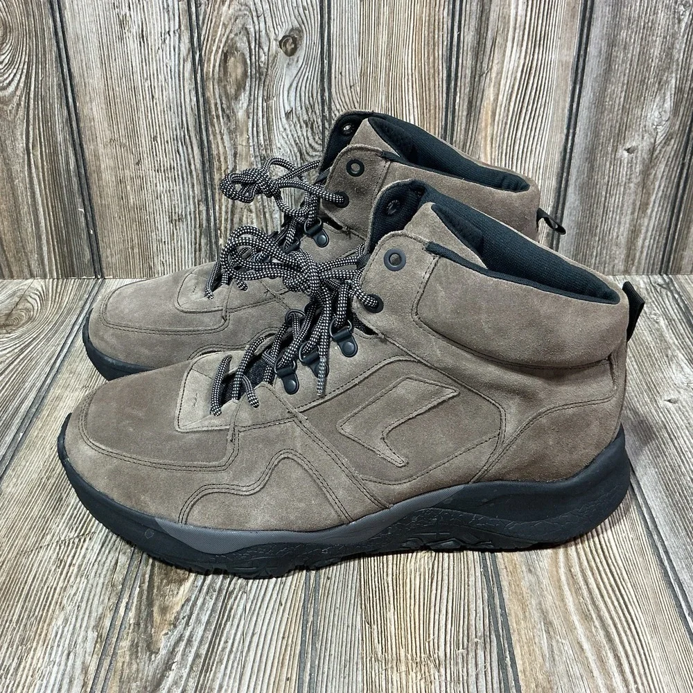 SAS Hi Country-Y Hiking Leather Water Resistant Boot Brown Lace Up Mens 13.5 W